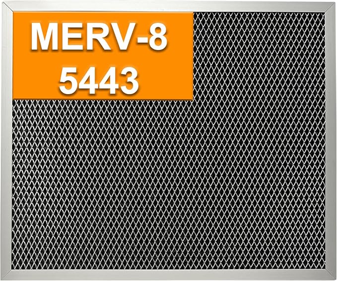 5443 MERV 8 Washable Dehumidifier Filter Compatible with Aprilaire Whole-House Dehumidifiers Models 1830, 1850, 1852, Replacement for Ventilation Models 8191, 8192 (Pack of 1)