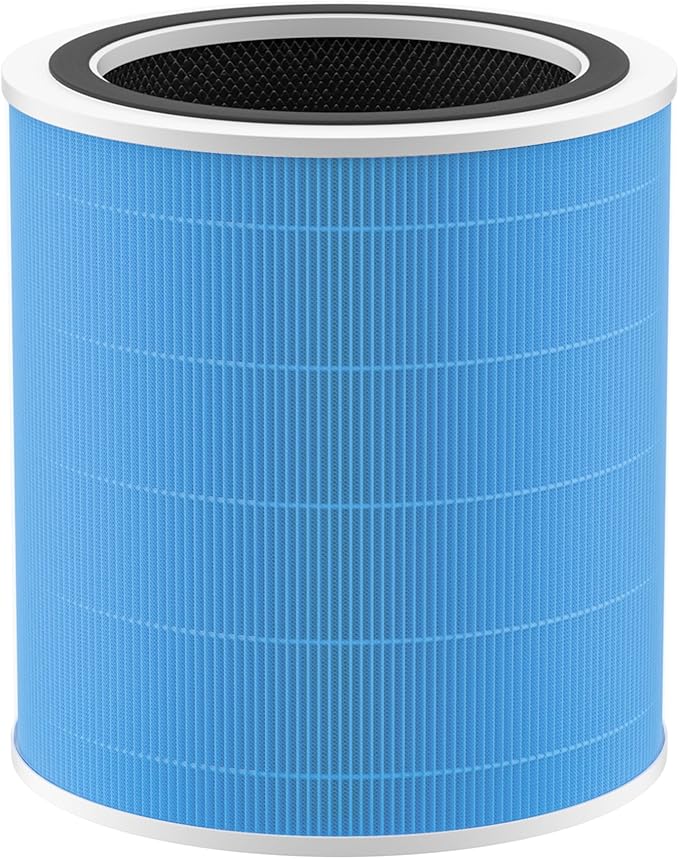Core 400S Smoke Remover Replacement Filter for LEVOIT Core 400S and Core 400S-P Smart WiFi Air Purifier, 3-in-1 High-Efficiency Activated Carbon Filter, Core 400S-RF-SR (LRF-C401-P-BUS), Blue, 1 Pack