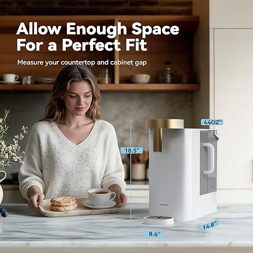 NatureFlow F40 SE Reverse Osmosis Water Filter Countertop with UV, Natural Remineralization,10-Stage RO Filtrations, 4:1 Pure to Drain, pH9 Alkaline Water Purifier,BPA Free,NSF/ANSI/UL/FDA