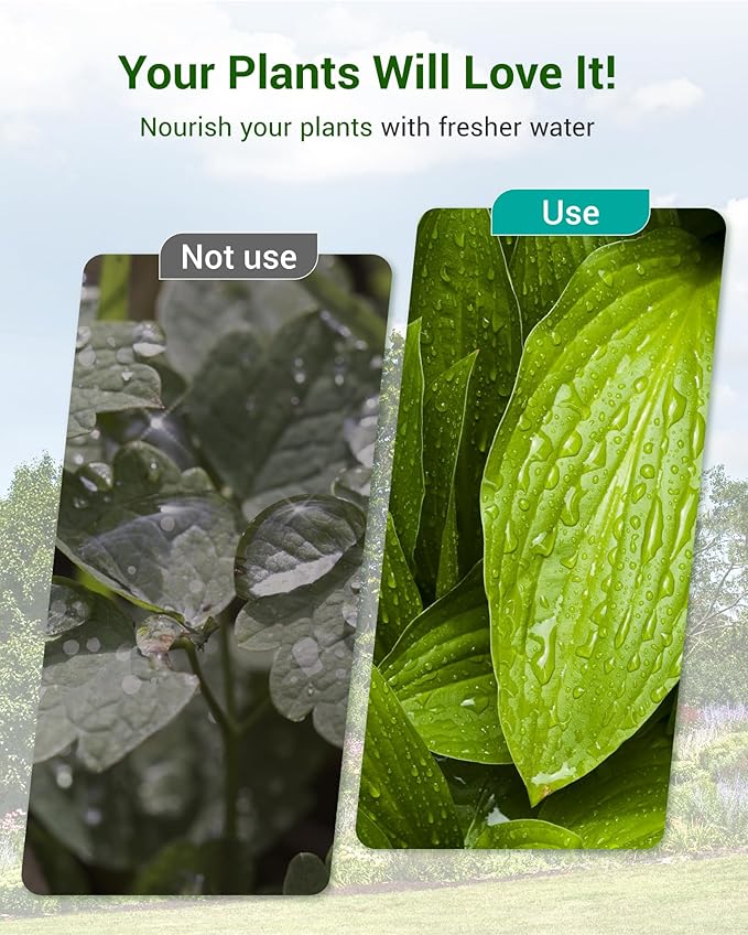 AQUACREST Garden Hose Water Filter for Plants, Greatly Reduces Chlorine, Odor, Improve Plants Health, Ideal for Organic Gardening, Farming and Pets, Pack of 2 (Package May Vary)
