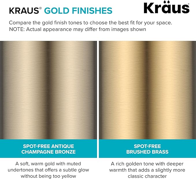 KRAUS Oletto 2-in-1 Commercial Style Pull-Down Single Handle Water Filter Kitchen Faucet for Reverse Osmosis or Water Filtration System in Spot-Free Antique Champagne Bronze, KFF-2631SFACB