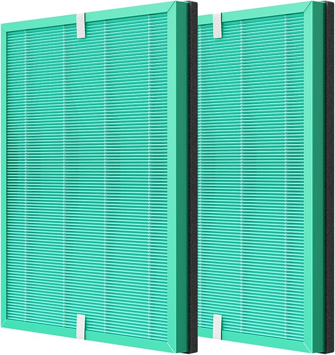 MSA3 Pet Odor Filter Replacement, Compatible with Membrane Solutions MSA3/MSA3S Air Purifier, Upgraded 4-in-1 Filter, 2-Pack, Pet Version