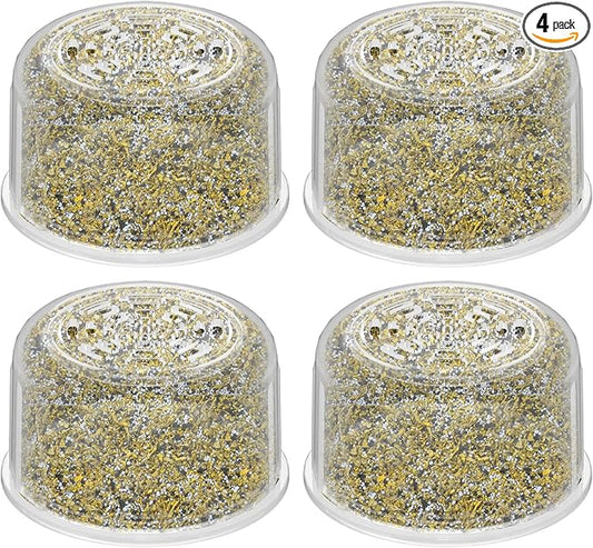 4 Pack Shower Head Filter Replacement Cartridge Compatible with All Canopy Fixed & Handheld Filtered Shower Head, Shower Filter For Hard Water