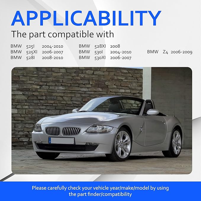 CA10022 Engine Air Filter Compatible with BMW 525i 2004 2005 2006 2007, 525xi 2006-2007, 528i 2008-2011, 528xi 2008, 530i 2005-2007, 530xi 2006-2007, 545i 2004, Z4 2007-2008
