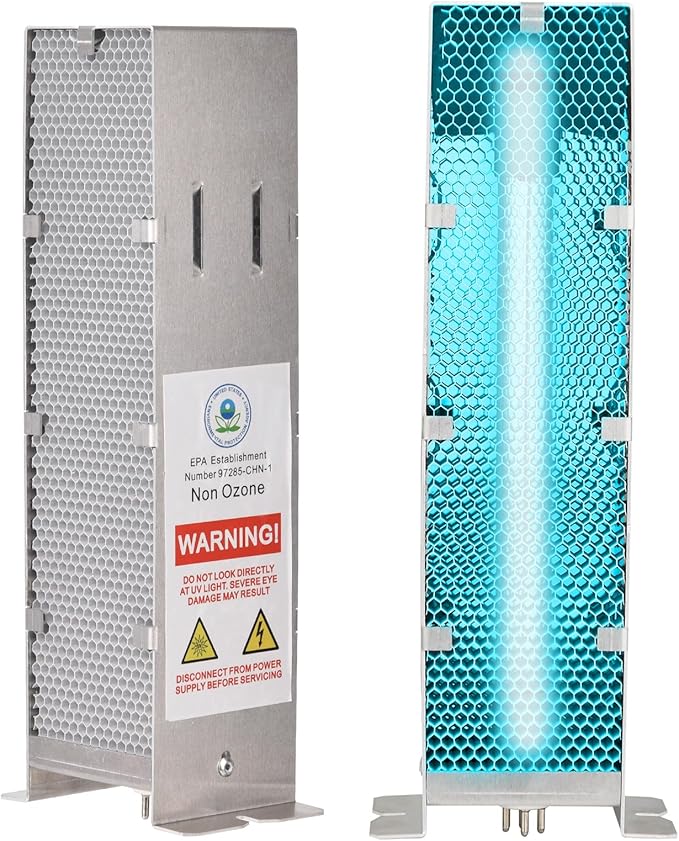Air Scrubber Plus Advanced Photocatalytic Oxidation (PCO) 9 Inch Replacement Cell and Üν Bulb, Aluminum Material, Perfectly Compatible with ActivTek InDuct 2000, A1013A, A1013C, A1013P, A1013Q,HPOC-01