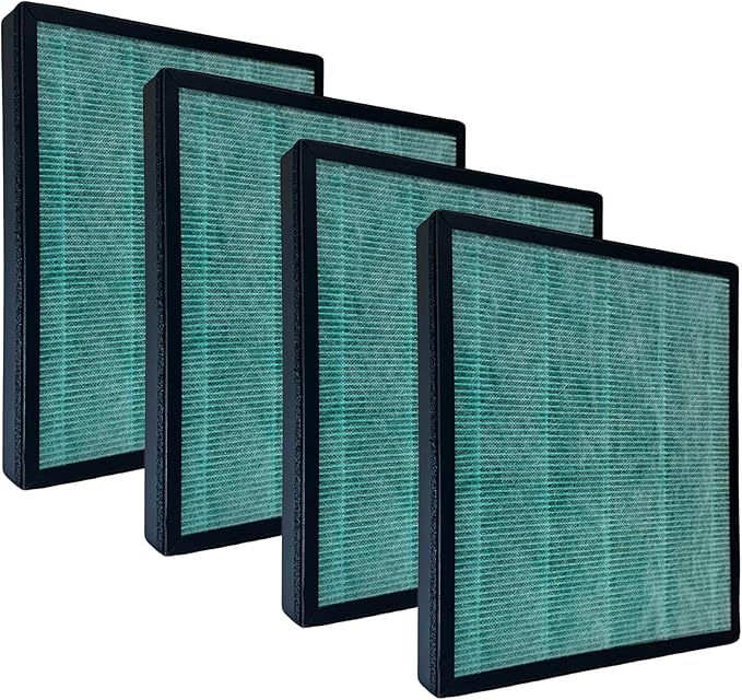 Nispira Max2 300 True HEPA Carbon Filters Replacement For Coway Airmega Max2 300/300S Air Purifier | Pack of 4