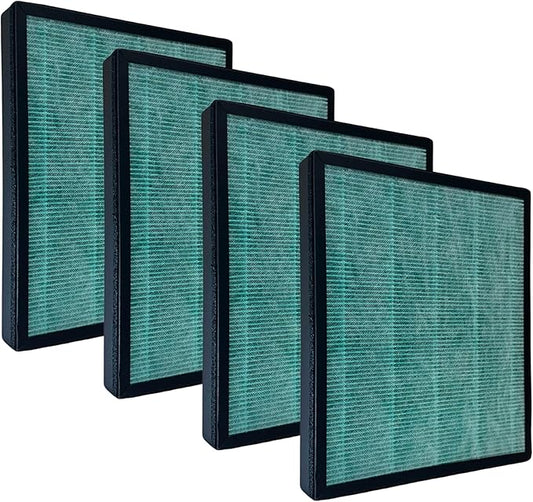 Nispira Max2 300 True HEPA Carbon Filters Replacement For Coway Airmega Max2 300/300S Air Purifier | Pack of 4