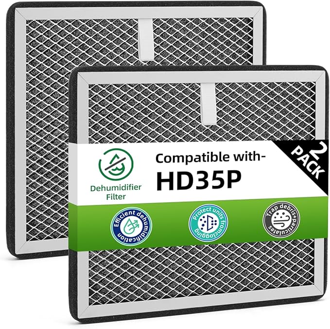 Sentinel HD35P HS35 Filters Compatible with Alorair CrawlSpace Dehumidifiers,MERV-1, 9.4 x 8 x 0.4 inches(2 Pack)