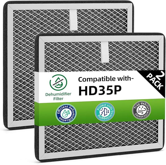Sentinel HD35P HS35 Filters Compatible with Alorair CrawlSpace Dehumidifiers,MERV-1, 9.4 x 8 x 0.4 inches(2 Pack)