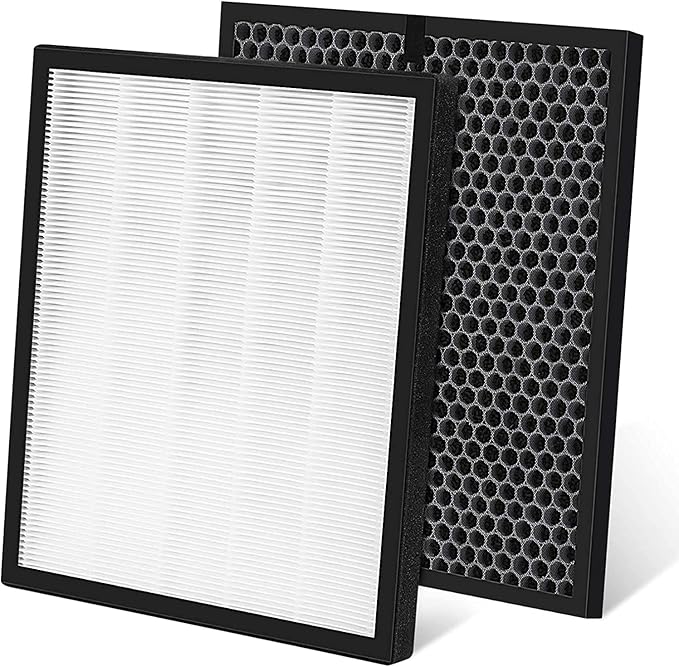 isinlive LV-PUR131 Replacement Filters Compatible with Levoit LV-PUR131 & LV-PUR131S Air Purifier, LV-PUR131-RF