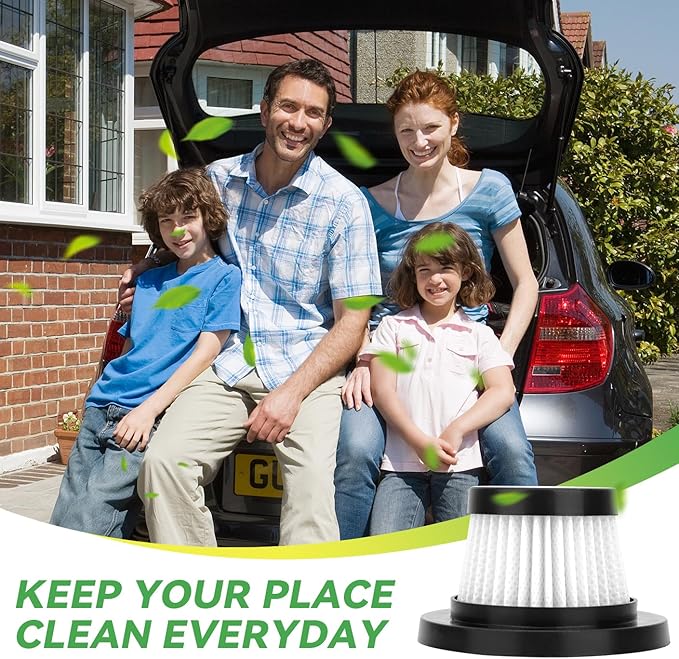 Vacuum Filter for Cordless Vacuum Cleaner as Seen on TV - Replacement HEPA Filter for Vac Compact Cordless Handheld Vacuum 18 Pack
