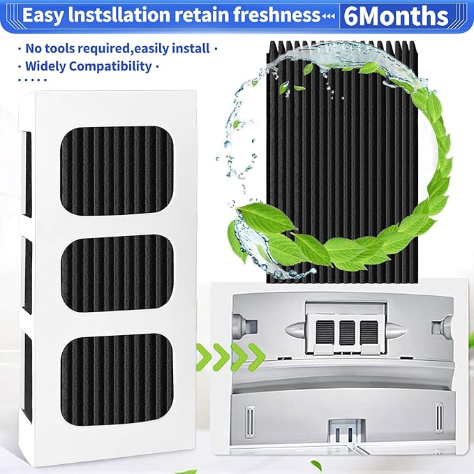8 Pack Paultra2 Refrigerator Air Filter Replacement For Frigidaire PAULTRA2 Pure Air Ultra II refrigerator air filter,Electrolux Part 242047805, 5303918847, EAP12364179
