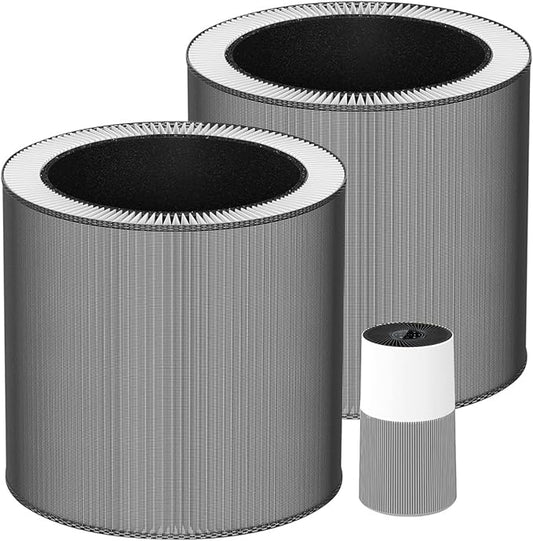 C610 Replacement Filter Z Compatible with Winix C610 Air Purifier, Part# 1712-0121-00, 3-in-1 Filter with Activated Carbon, 2 Pack