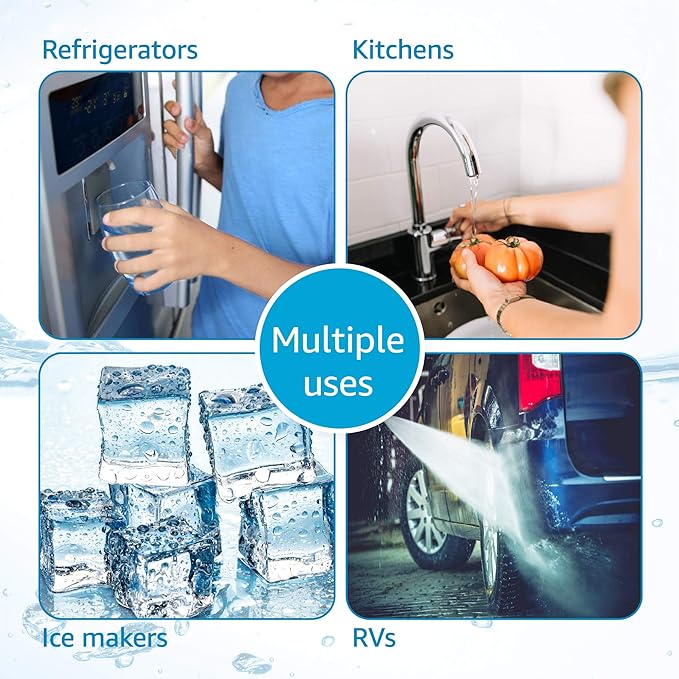 AQUA CREST RC 3 EZ-Change, WFQTC30001/70001 Advanced Water Filter Replacement, Replacement for Culligan ®RC-EZ-3, IC-EZ-3, US-EZ-3, RC-EZ-1, Brita USF-201, USF-202, DuPont®, 2K Gallons (Pack of 2)