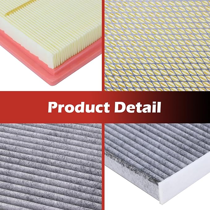 CA10741 Engine Air Filter and CF10285 Cabin Air Filter kit Compatible with 2010-2018 Toyota Prius 2016-2018 Rav4 Hybrid 2011-2017 Lexus CT200H 2015-2021 NX300H Replaces 17801-37020 CP285