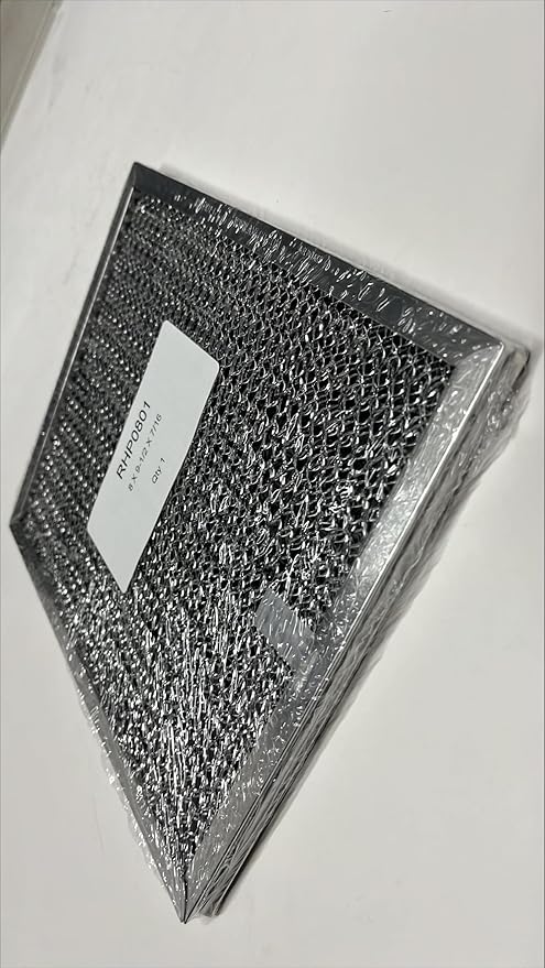 Aluminum/Carbon Range Hood Filter - 8" x 9 1/2" x 7/16" (Original Version)