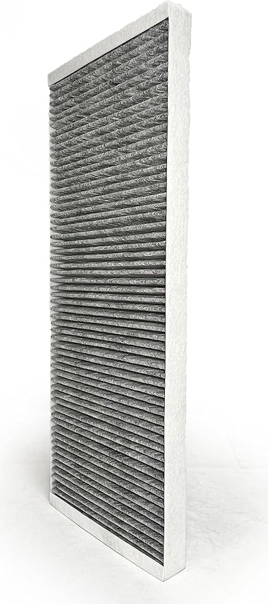 Nispira Model Y Cabin Intake Air Conditioning Inlet Vent Activated Carbon Filter Replacement For Tesla | 2020 2021 2022 2023 | Remove Smoke, Smog, Dust, VOCs chemical | Size 18" x 6.75" x 1". 2 Packs