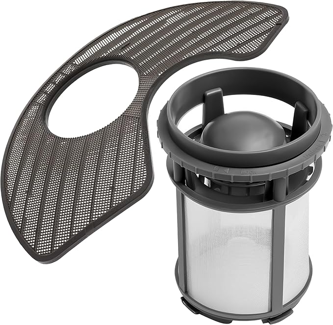 PartsBroz W10872845 Pump Filter & WPW10463906 Screen Filter - Compatible with Whirlpool Kenmore KitchenAid Dishwasher - Replaces AP6030094 PS11759673 W10393351 AP6021820 PS11755148 2312301