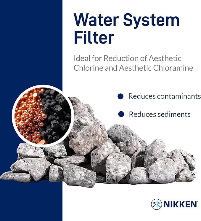 Nikken PiMag Aqua Pour Mineral Stones 1386 - Replacement for PiMag Aqua Pour System 1360 - Perfect for Reduction of Aesthetic Chlorine and Aesthetic Chloramine