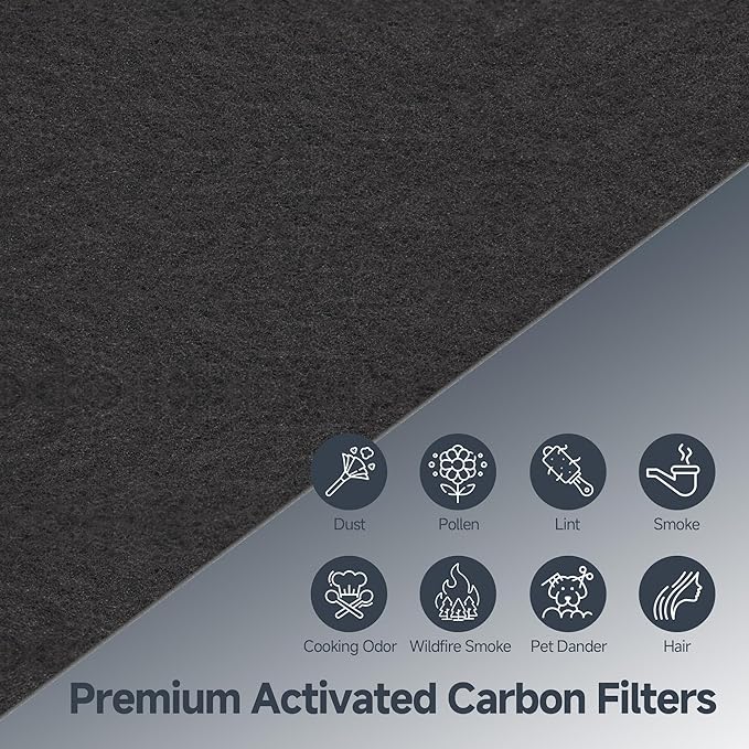 8 Packs Replacement Filter K Pre-Filter Compatible with Honeywell Air Cleaner Purifier - Models HFD300, HFD310, HFD314, HFD320, HD320, HFD323CV1, HFD323-TGT, HFD324, HFD360B for K