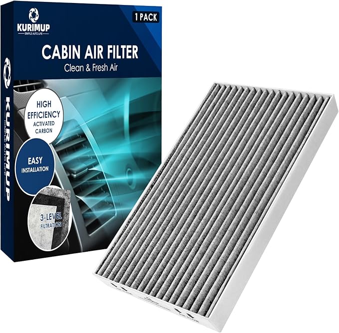 CF11177 Premium Cabin Air Filter with Activated Carbon, Fit for Nissan Cube (2009-2014), Juke (2011-2017), Sentra (2013-2019), LEAF (2011-2023), All Trims