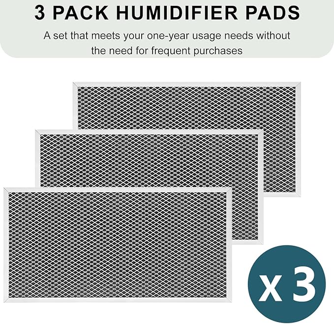 MERV-8 Replacement Filter Compatible for AlorAir Basement Dehumidifier Sentinel HD55, HD55S, HDi65, HDi65S (3 Pcs)