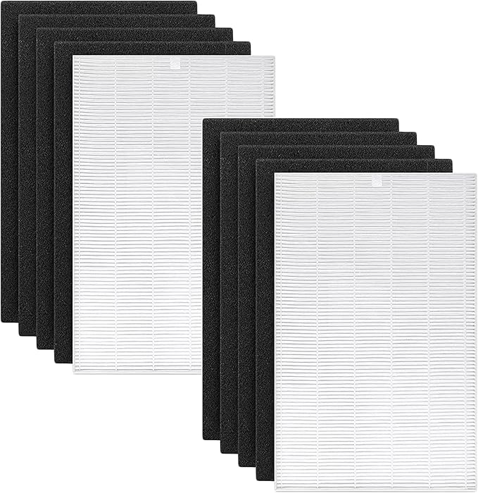 Nispira AP-1216-FP True HEPA Carbon Filter Replacement Compatible with Coway Airmega Air Purifier AP-1216L, 2 Sets
