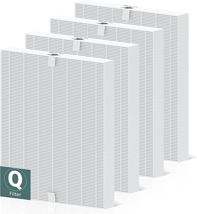 5510 5520 Replacement Filter Q for Winix 5510 5520 Plasmawave Air Purifier, 4-Pack Hight Filter, Part # 1712-0123-00