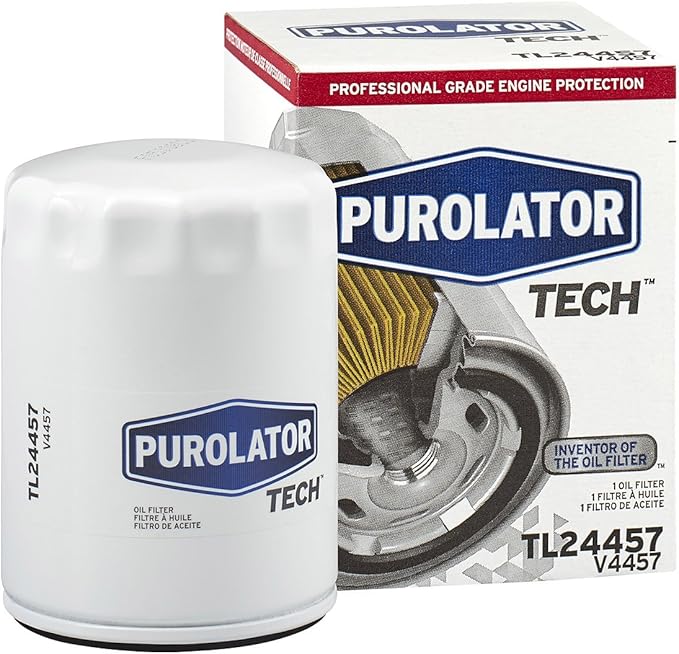 Purolator TL24457 PurolatorTECH Spin On Oil Filter Compatible With Nissan Pickup, D21, Sentra, 300ZX, 240SX, Pathfinder, Altima, Volkswagen Beetle and Mercury Villager