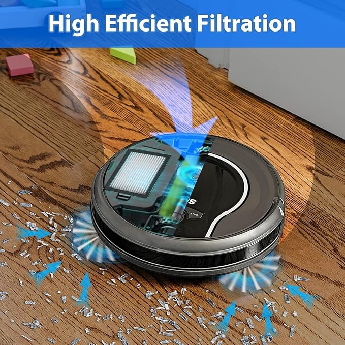 29 Pack Compatible with E/i/j Series Replacement Parts, E5 E6 E7 i2 i3 i3+i4 i4+ i6 i6+ i7 i7+ i8 i8+/Plus, 3 sets of multi-surface rubber roller brush 8 filters 8 side brushes 10 bags