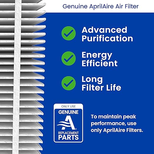 AprilAire 510 Replacement Filter for AprilAire Whole House Air Purifiers - MERV 11, Clean Air & Dust, 31x28x4 Air Filter (Pack of 1)
