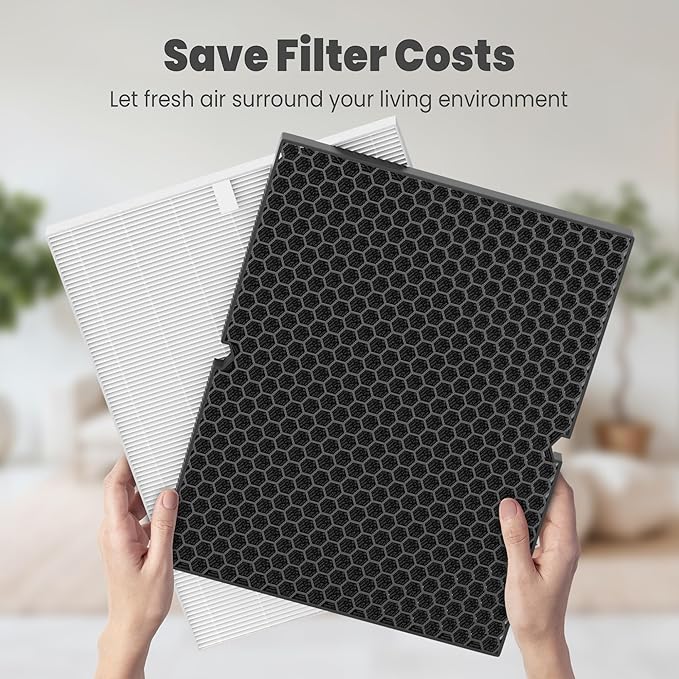 116130 Replacement Filter H for Winix 5500-2 AM80 Plasmawave Air Purifier, Includes 4 Pack Filter