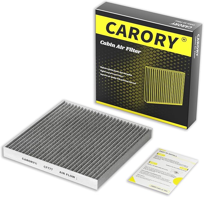 Cabin Air Filter w/Activated Carbon for Ford Ranger 2019 2020 2021 2022 2023 .KB3Z19N619A, CF12776, FP-88