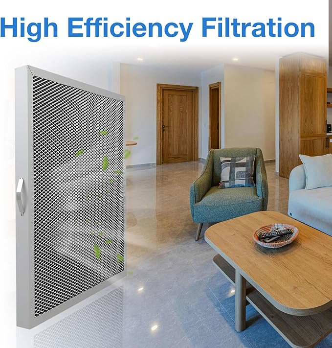 5881 Washable MERV 8 Dehumidifier Filter for Whole-House Dehumidifiers E080 and E100 or Dehumidifying Ventilator 8192A, 12x13.5x1 (Pack of 2)
