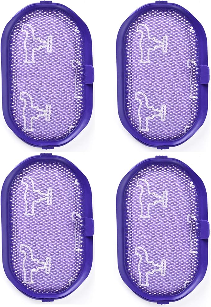 4Pk Filter for Dyson DC44 Animal, DC35, DC31, DC56, DC34, DC30 Digital Slim Exclusive Multi Floor Vacuum Cleaner, Replacement Part #917066-02