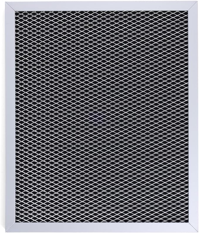 1pcs Range Hood Filter, Range Hood Filter Replacement Air Filter Factory Parts Compatible with Broan Nutone 41F, 97007696,97005687 Range Hoods (Black)