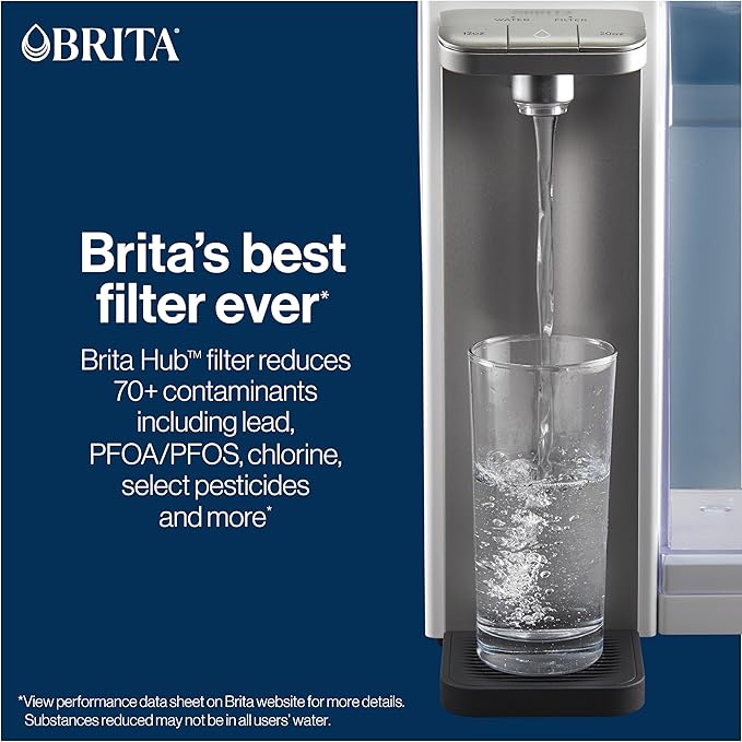Brita HUB™ Filter Replacement, Water Filter for Instant Powerful Countertop Water Filtration System