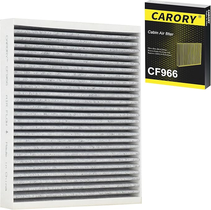 Cabin Air Filter w/Activated Carbon for Chevy, GMC, Cadillac, Buick Select Models - Silverado, Sierra, Equinox, Acadia, Blazer, Colorado, Malibu, Tahoe, Terrain, Traverse, Trailblazer and More