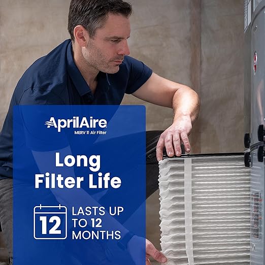 AprilAire 510 Replacement Filter for AprilAire Whole House Air Purifiers - MERV 11, Clean Air & Dust, 31x28x4 Air Filter (Pack of 1)