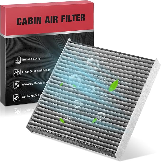 BDFHYK Cabin Air Filter w/Activated Carbon CF11182 Compatible with Acura Integra RDX TLX MDX, Compatible with Honda Accord CR-V HR-V Civic Odyssey Clarity City CR-Z Fit Insight