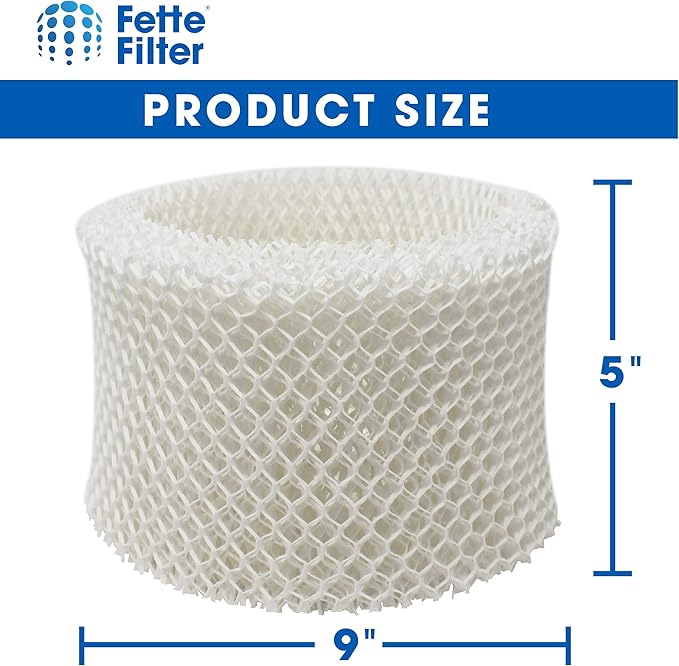 Fette Filter - Premium Humidifier Filters Compatible With Honeywell HAC-504, HAC-504AW & Filter A for Cool Mist Humidifiers (QTY 4)