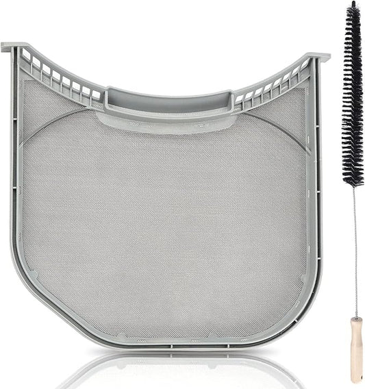 ADQ56656401 Dryer Lint Filter Upgraded Stainless Steel Mesh Screen for LG ADQ566564 and Ken-more Elite Dryer Lint Screen Replacement with Clothes Dryer Lint Vent Trap Cleaner Brush Part #PS3531962