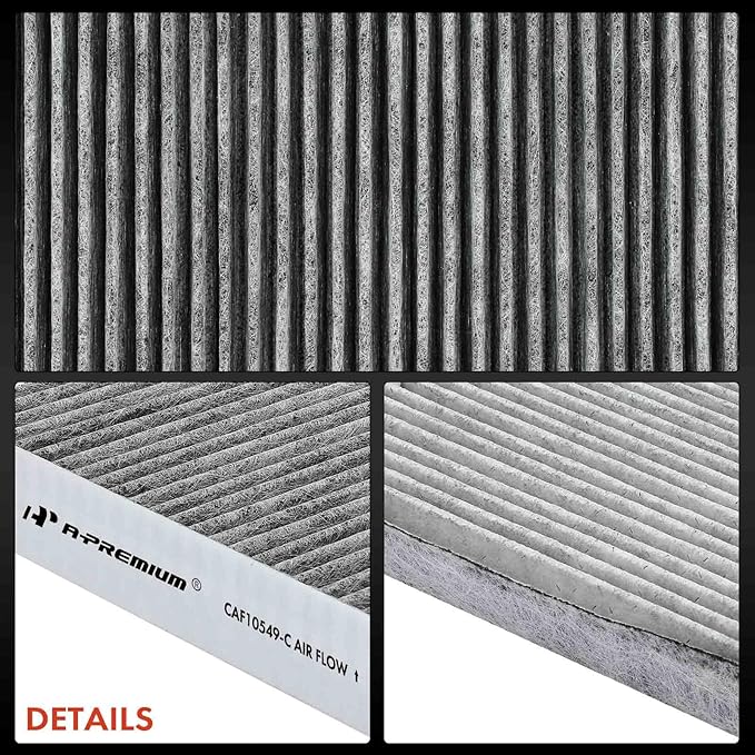 A-Premium Cabin Air Filter with Activated Carbon Compatible with Honda Fit & Scion FR-S & Subaru BRZ, WRX & Toyota 86, 2007-2023, 1.5L 2.0L 2.4L, Replace# 72880AJ010