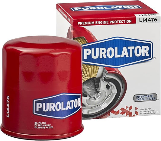 Purolator L14476 Premium Engine Protection Spin On Oil Filter Compatible With Toyota Corolla, Camry, Prius, Yaris, Sienna, C-HR, Prius C, Prius Prime, Pontiac Vibe and Scion xB