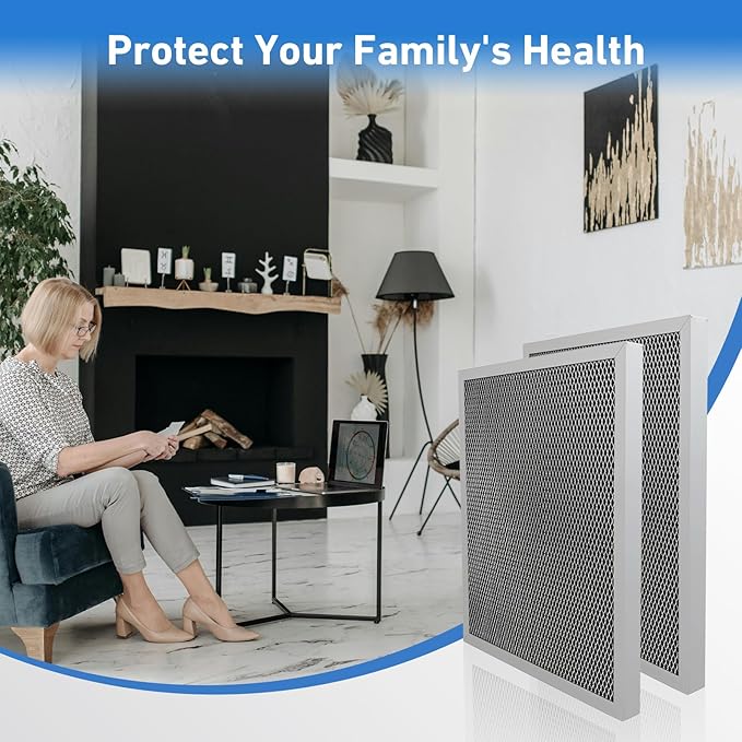 2 Pack 5443 MERV 8 Dehumidifier Filter 10″x12″x1″Compatible with AprilAire 1830 1850 and 1852 Whole-House Dehumidifiers and 8191 and 8192 Ventilators