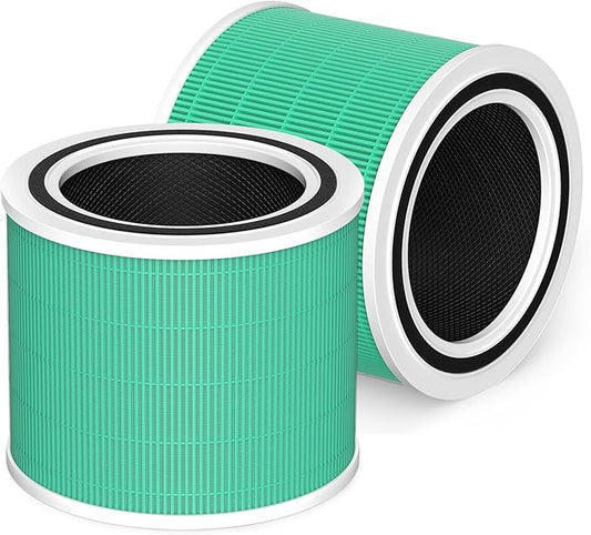 Core 200S Toxin Absorber Replacement Filter Compatible with LEVOIT Core 200S and Core 200S-P Smart WiFi Air Purifier, 3-in-1 Grade Main Filter, Core 200S-RF-TX, Green, 2 Pack