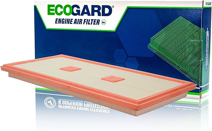 ECOGARD XA11074 Premium Engine Air Filter Fits 2012-2016 Mercedes-Benz E350, 2016-2019 GLE350, 2012-2015 ML350, 2013-2015 GLK350, 2013-2014 C300, 2012-2015 C350, 2012-2016 SLK350