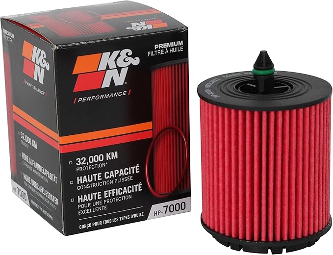 K&N Premium Oil Filter: 20,000 Mile Engine Protection, High Capacity/High Efficiency: Compatible with Select BUICK/CHEVROLET/POLARIS/SAAB (See Product Description for Select Models), HP-7000