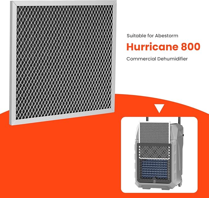 ABESTORM MERV-1 Filter for Commercial Dehumidifier Hurricane 800, 3 pack