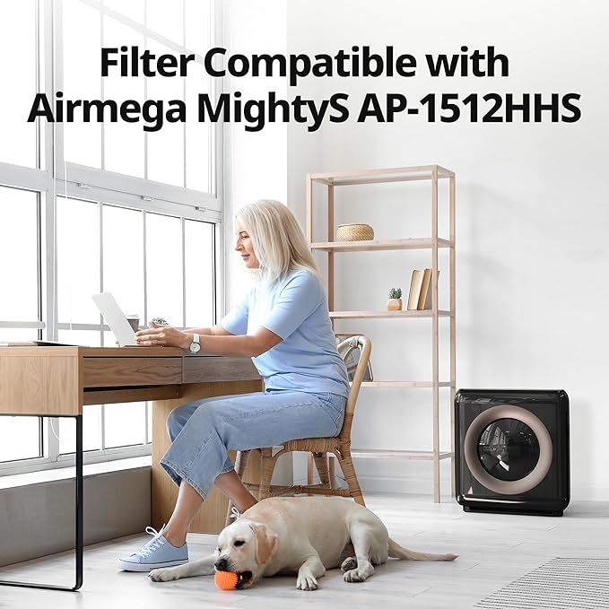 Coway Airmega AP-1512HHS Air Purifier Replacement Filter Set, HEPA Filter and Active Carbon Filter, AP-1512HHS-FP